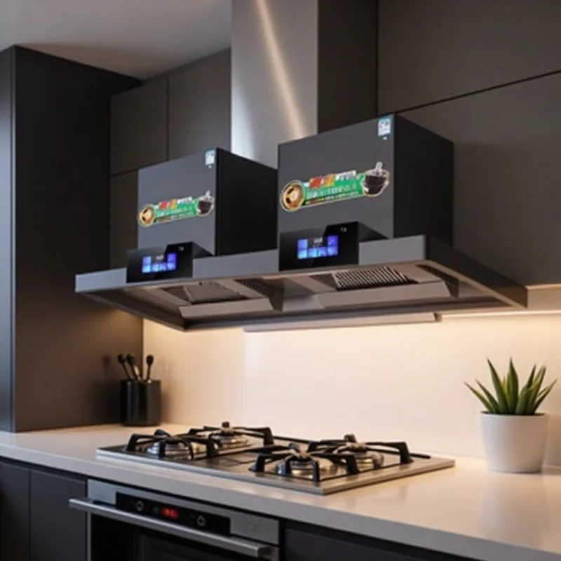 Commercial range hoods, high-power rural earth stoves, firewood stoves, powerful range hoods for kitchens