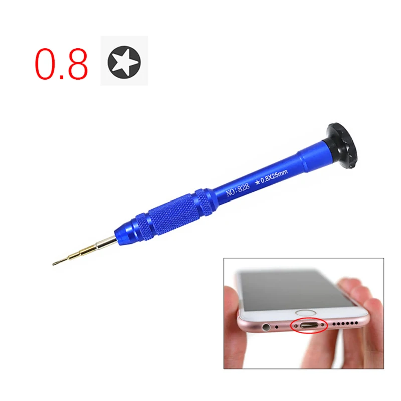 SAYTL Phone Repair Tools Kit 5 in 1 Precision Screwdriver Set for iPhone X 8 7 6S 6 Disassemble Opening Kit