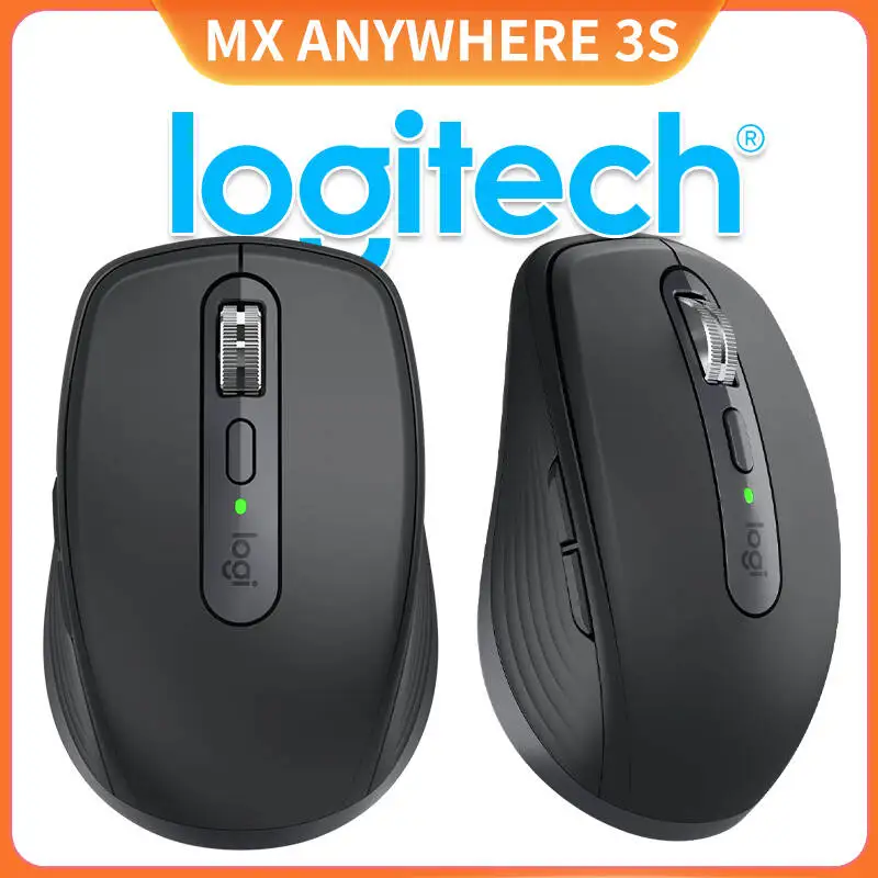 

Беспроводная мышь Logitech MX Anywhere 3S, версия Mac, бесшумная портативная офисная мышь Apple Pink, женская G304/G203/M750 с Bluetooth