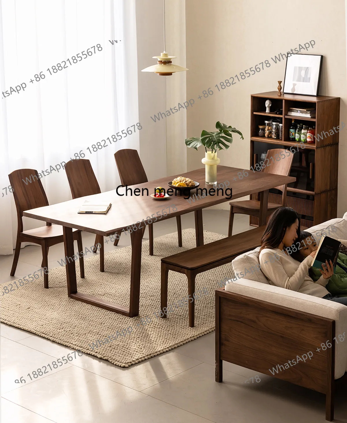 Modern Center Dining Table Living Room Makeup Extending Dining Table Conference Study Mesas De Comedor Commercial Furniture