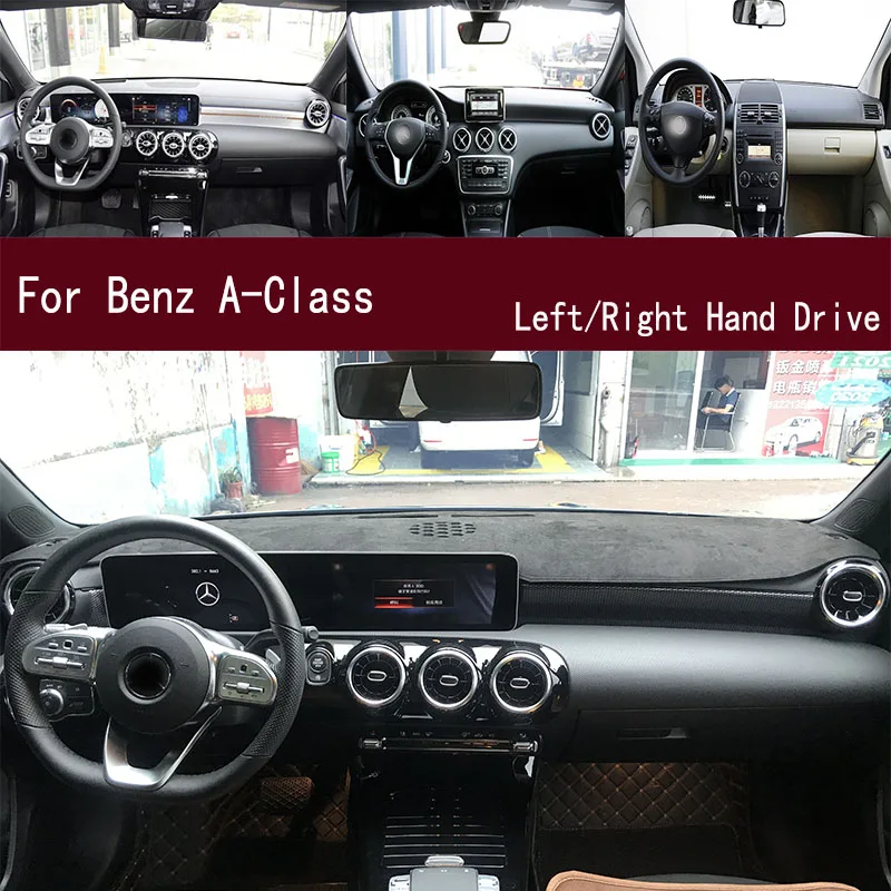 

For Mercedes-Benz A-Class W169 W176 W177 A200 A180 Dashmat Dashboard Cover Instrument Panel Sunscreen Pad Ornaments