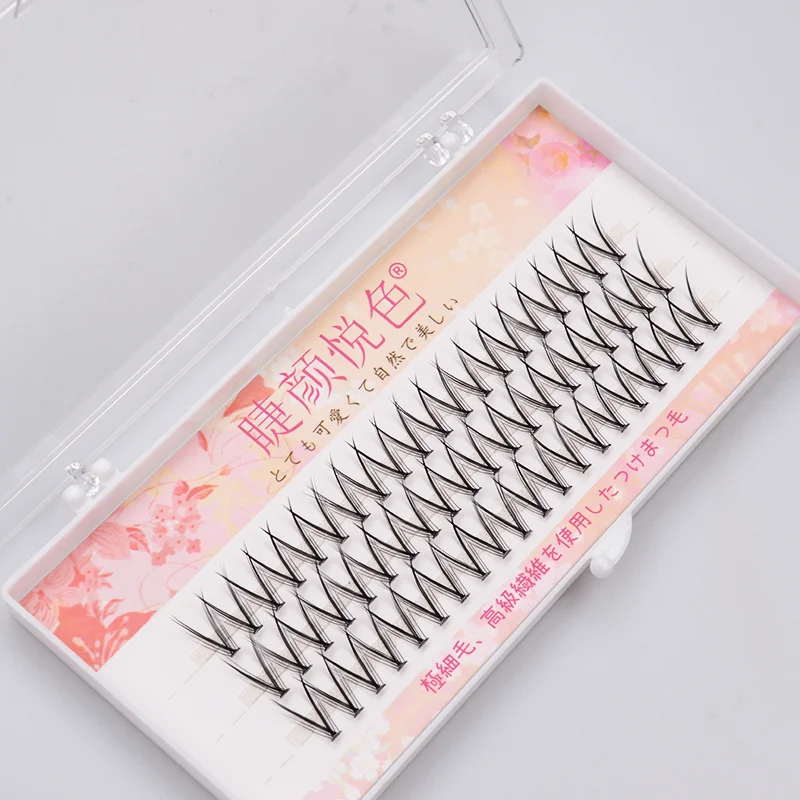 V6 Eyeslashes Extension Personal Lashes Professional Makeup Individual Cluster EyeLash Grafting Fake Eye Lashes False Eyelashes