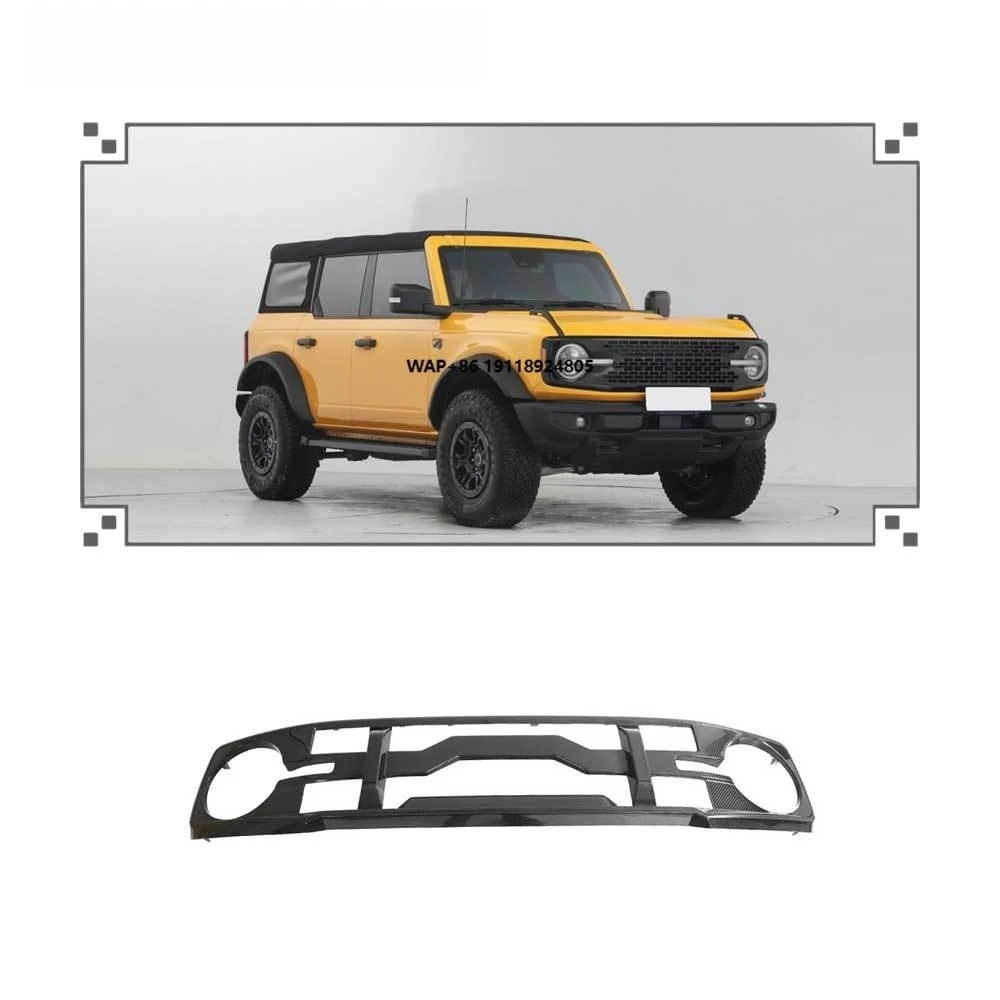 

Fatigue Resistance Carbon Fiber Car Front Grille for Bronco 21-22 Year