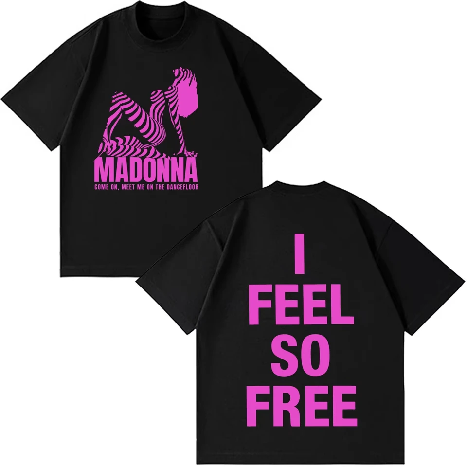 Madonna CONFESSIONS II Album Tour 2026 Print T-shirt 100%Cotton