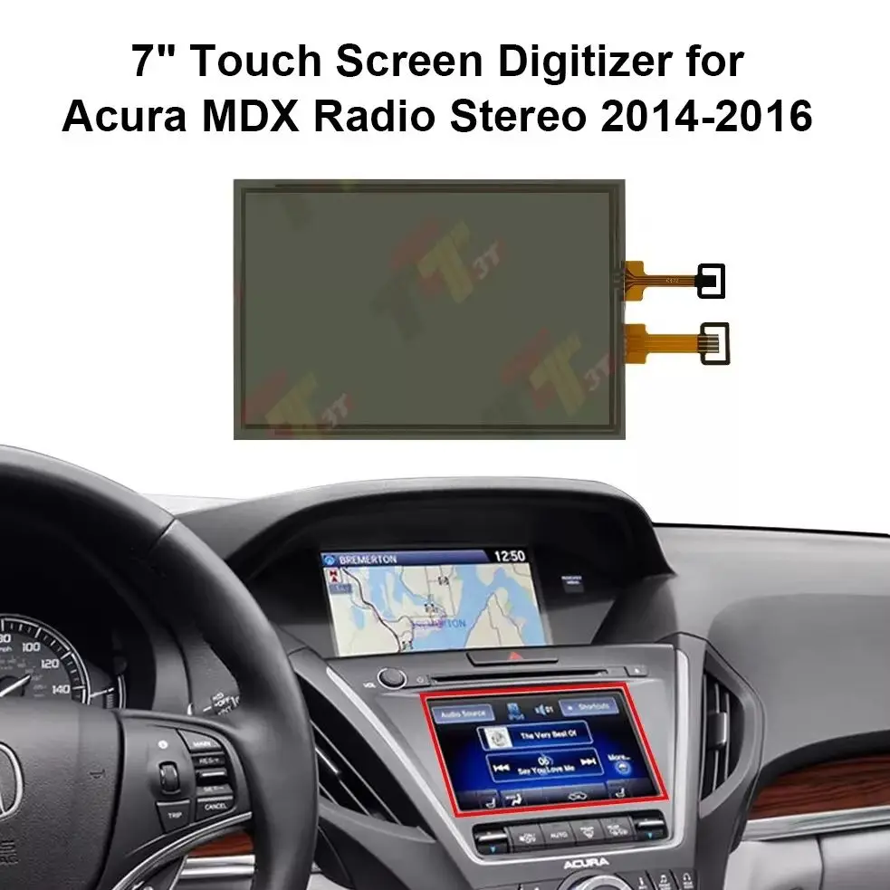7" Touchscreen-Digitizer für Acura TLX MDX und Honda Odyssey Radio Stereo-Einheit – Detail 4