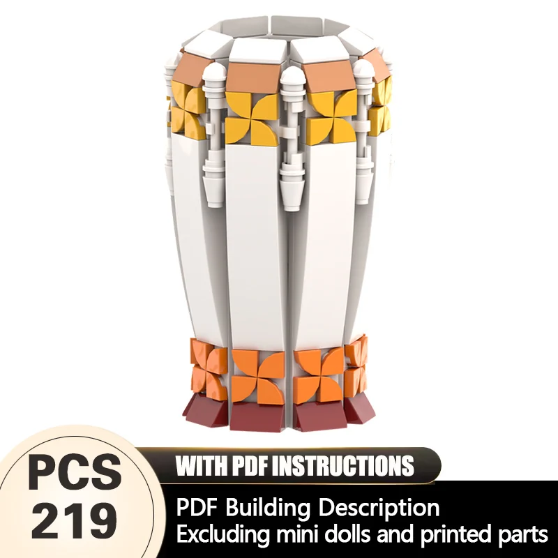 

Creators Plant Series Model MOC Building Bricks Vase For Sunflowers Modular Technology Gifts Holiday Assemble Children Toys Suit