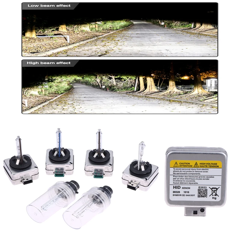 

1Pc 12V 35W Headlamp Xenon White Yellow HID Bulb Xenon Headlight Bulb D1S D2S D3S D4S Xenon Lamp Light 4300K 6000K