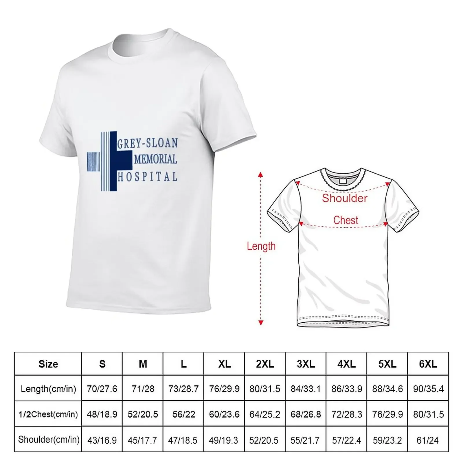 Grey Sloan Memorial Hospital Logo T-Shirt boys white t shirts funny t shirts hippie clothes Blouse men t shirt