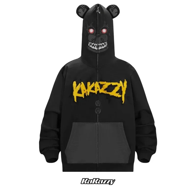 Five Nights at Freddy\'s Thrilling Game FNAF Anime 3D Digital Print Hoodie, Zip to Top Hoodie Cosplay Sweater Fashion gifts