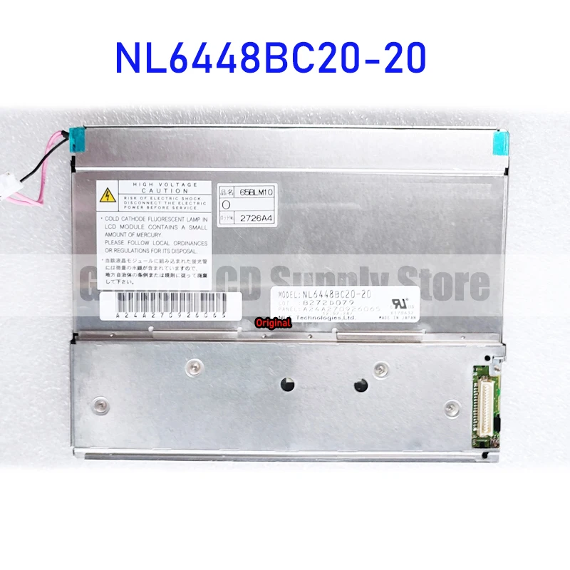 

NL6448BC20-20 6.5 Inch LCD Display Monitor Screen Panel Original for NEC 31 Pins Connector Brand New 100% Tested