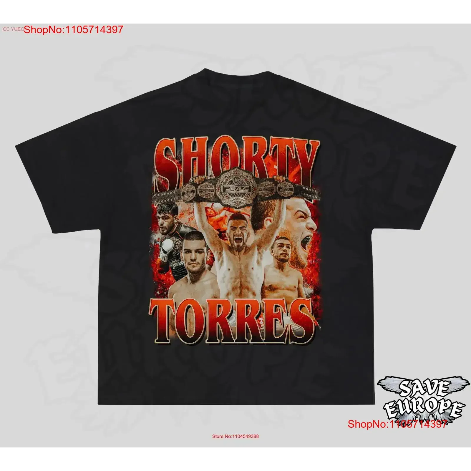 Shorty Torres Vintage Bootleg T Shirt Jose Retro 90s Professional Boxer Fan vintage Washed Slightly Top For Everyday Wear
