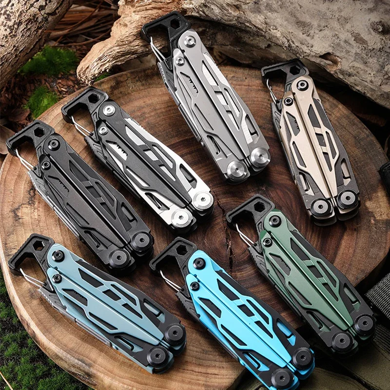 25 in 1 multifunctional folding pliers, portable EDC outdoor home repair tool, multifunctional pliers available in 7 colors