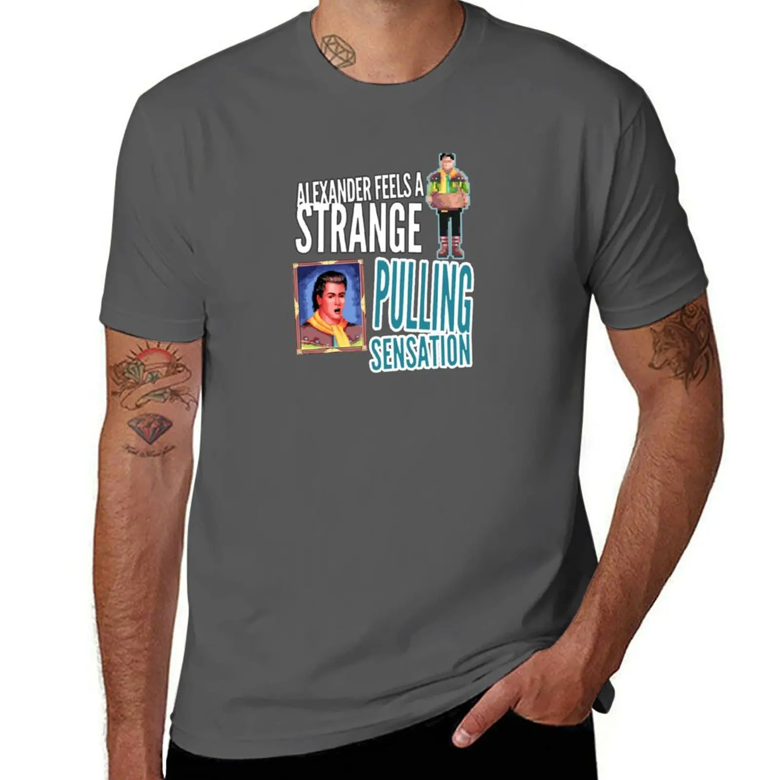 

Alexander Feels A Strange Pulling Sensation T-Shirt Personalized t-shirt valentines clothes summer clothes mens t shirt graphic
