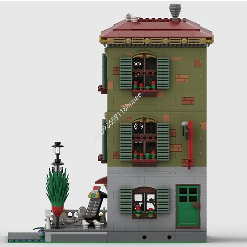 10097 elementów MOC Kanal Grande Wenecja Modularny Model Klocki Konstrukcyjne Prezenty Świąteczne Architektura Zabawki do Składania DIY Urodziny dla Dzieci