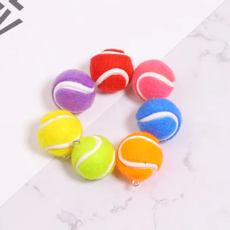 Tennis Earrings Creative Sport Women Personalized Jewelry Gifts Fashion Pendant Accessories 2cm