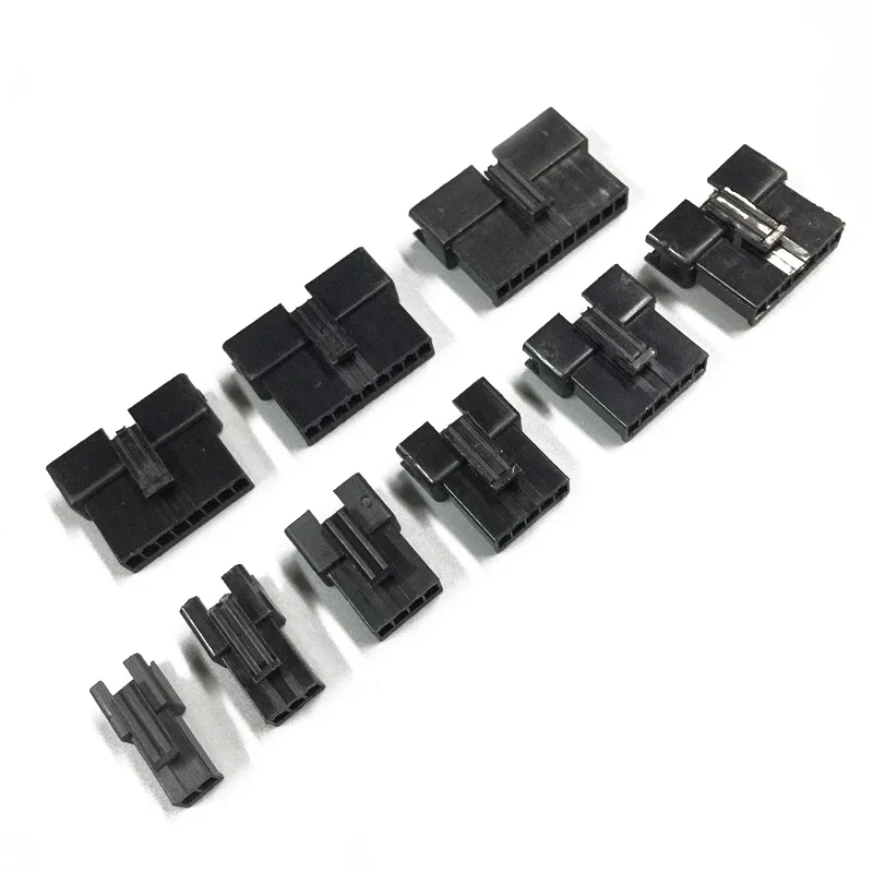 560Pcs SM2.54  Kits 2.54mm Pitch JST SM Connector 2 3 4 5 Pin Male/ Female Housing Plug Connector Assortment Kit