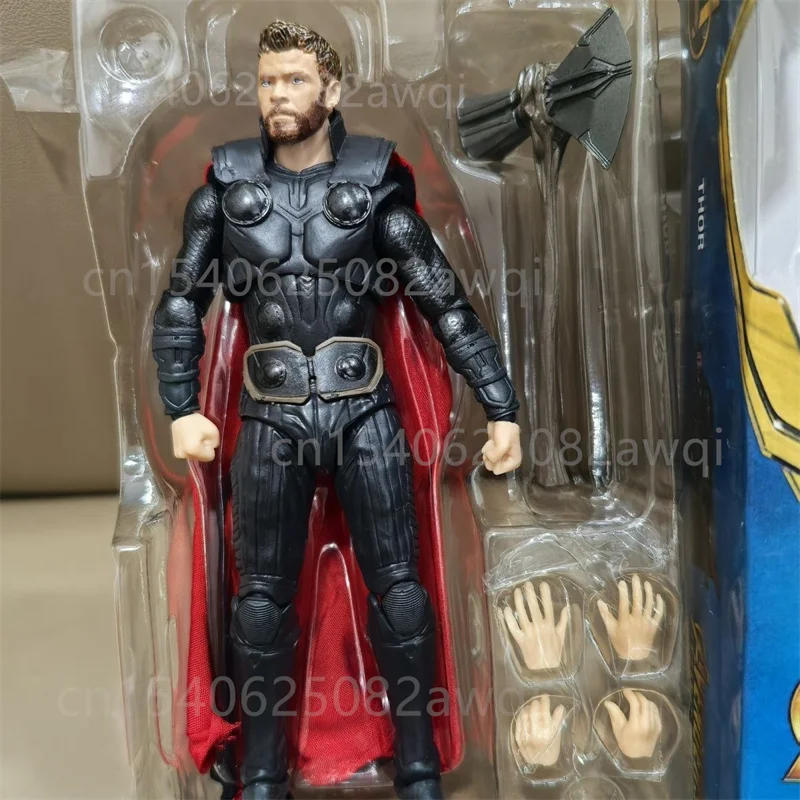 Marvel vengadores Thor figura juguetes películas serie Thor personaje escala modelo vengadores Infinity War adorno de escritorio figura de acción