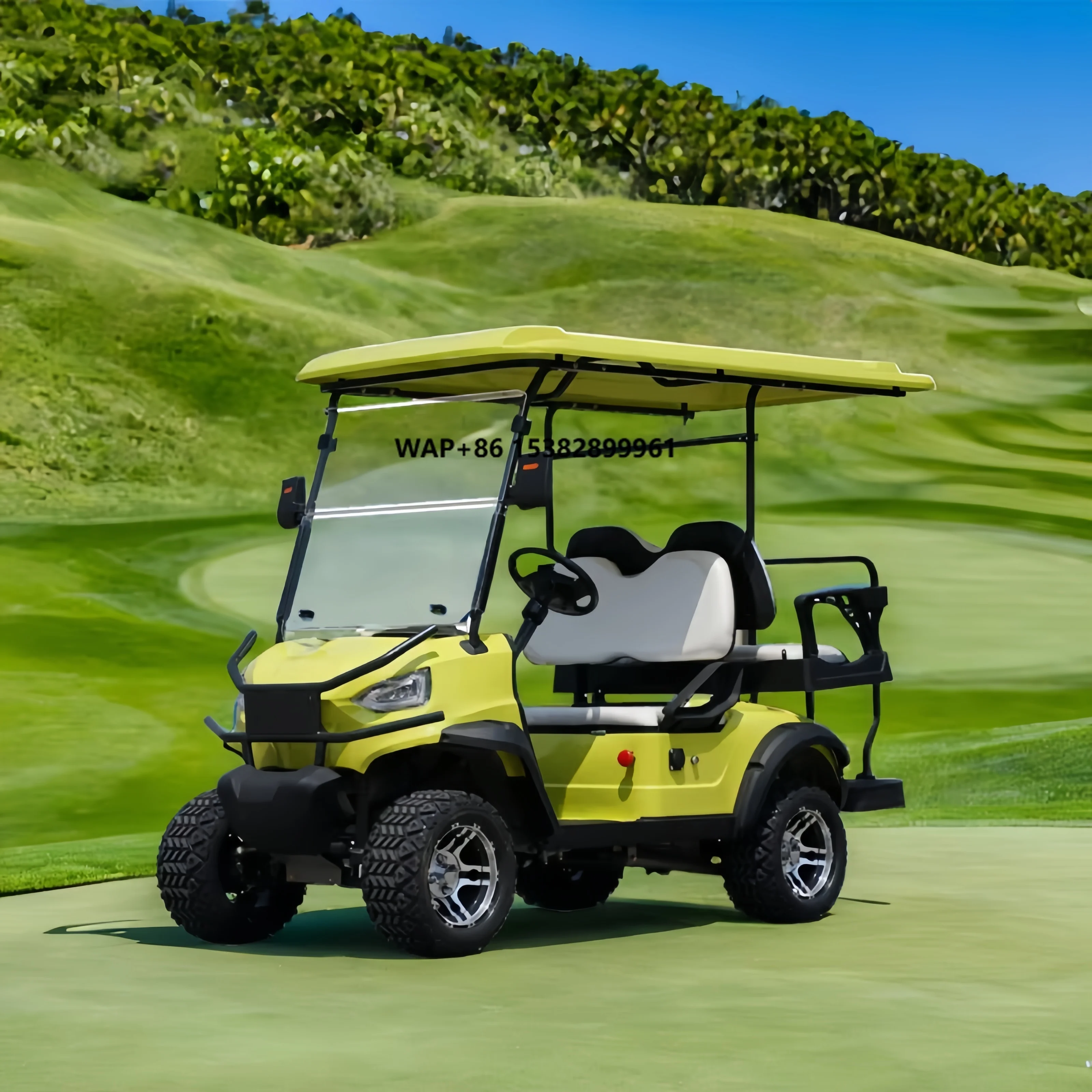 Gulf Cart Electric Golf Car 48v 4 Seat Electric Golf Car Golf Car 4 Wheels Electric Bike