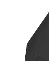 Black 190T Silver Coated Waterproof Dust Cover With Elastic Hem For Outdoor Chiminea Fireplace Stove Rainproof Protection