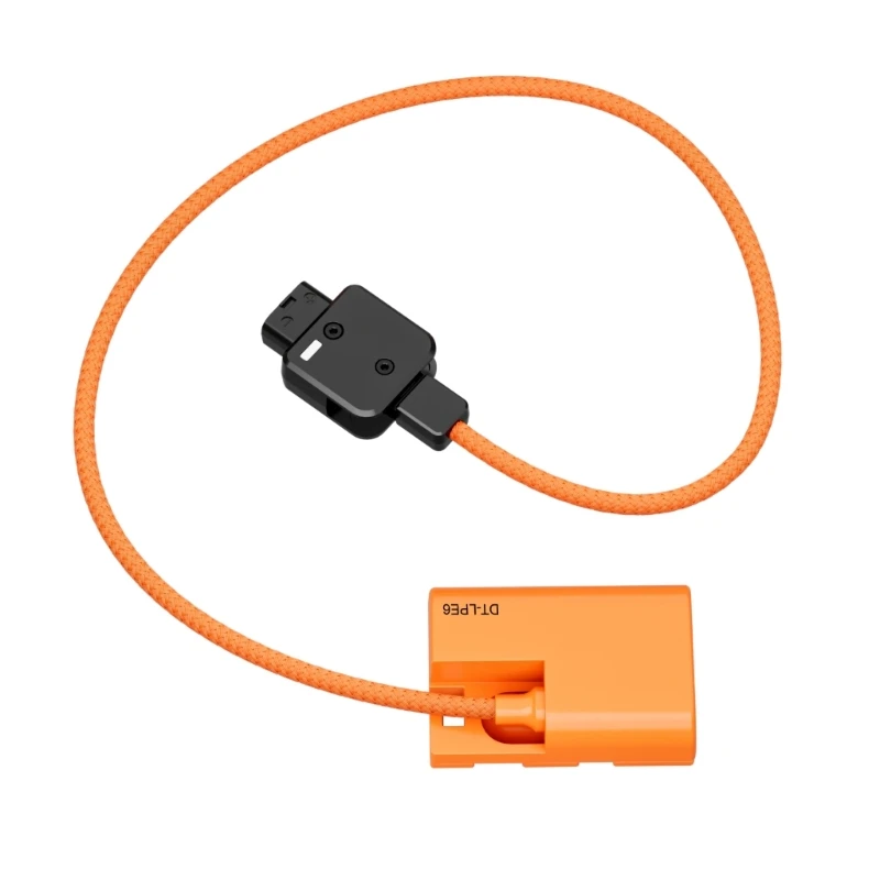 USB tipo C PD 9V a LPE6 /12V-17V D Tap a E6 batería simulada para cámaras R5 80D 70D 60D 90D 5DIV Cable de alimentación continua