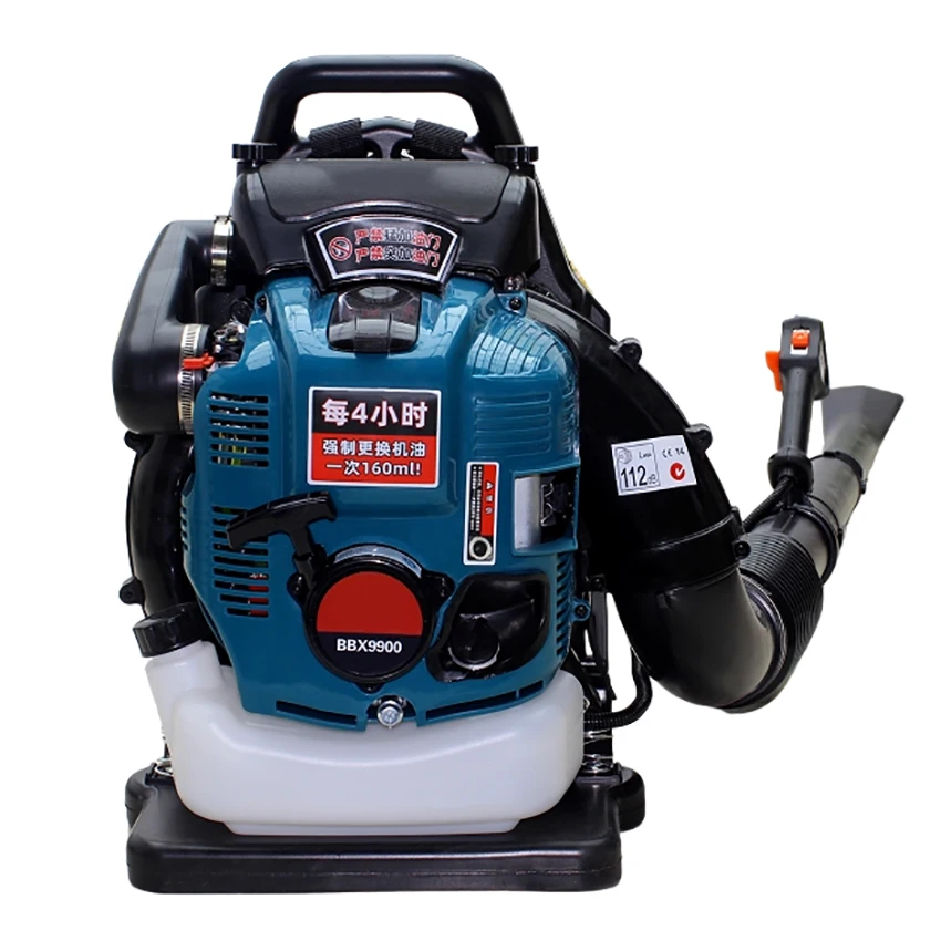 Souffleur d'air à quatre temps BBX9900, souffleur de feuilles de neige Portable, dépoussiéreur, souffleur d'air haute puissance, déplacement 75.6Cc