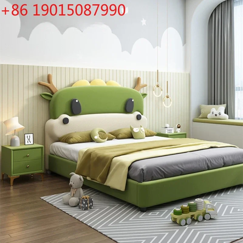 

Роскошная двуспальная кровать Queen Size с современным дизайном для детской комнаты, эстетичная современная мебель для спальни