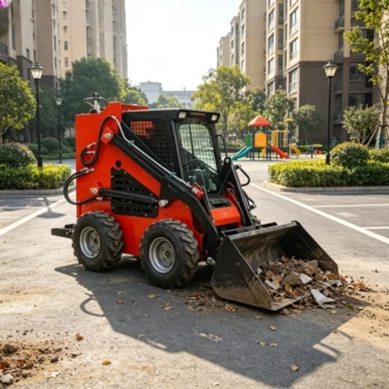 EPA Standard Mini Track Skid Steer Loader Compact Diesel Loader Hydraulic Drive Mini Construction Machinery