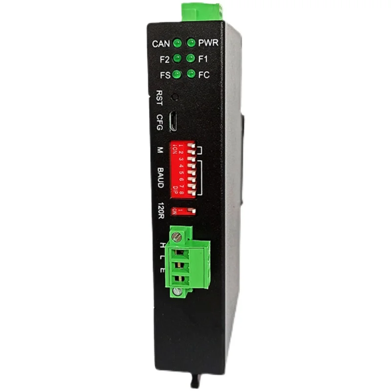 

Industrial Bus or Ring CAN to Fiber Optic Transceiver Converter CAN to Fiber Repeater