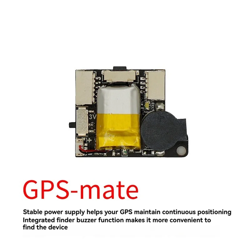 ABZZ-GPS-MATE الطائرة بدون طيار GPS وحدة الطاقة الحصرية مع مكتشف الطنان إنذار ل RC طائرة بدون طيار سباق طويلة المدى كوادكوبتر بدون طيار