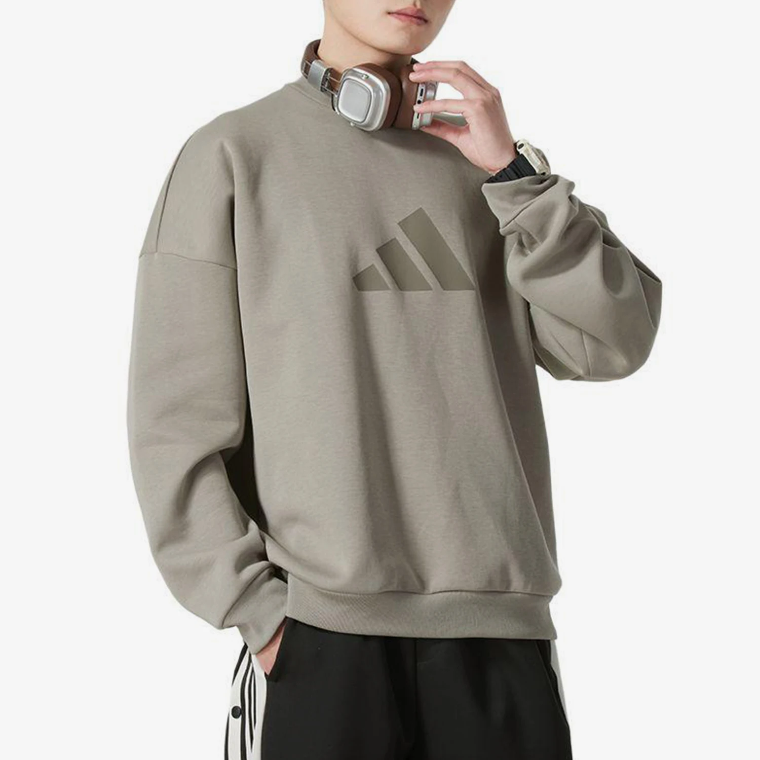 Adidas genuine new men's fashionable simple hoodie pullover JI8771