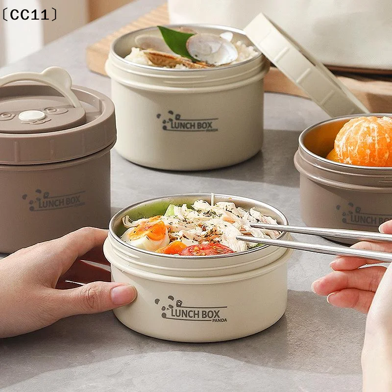 Insulated Food Lunch Container Set With Thermal Lunch Box 1/2/3/4 Separate Stackable Lunch Container For Adult Kids〔CC11〕