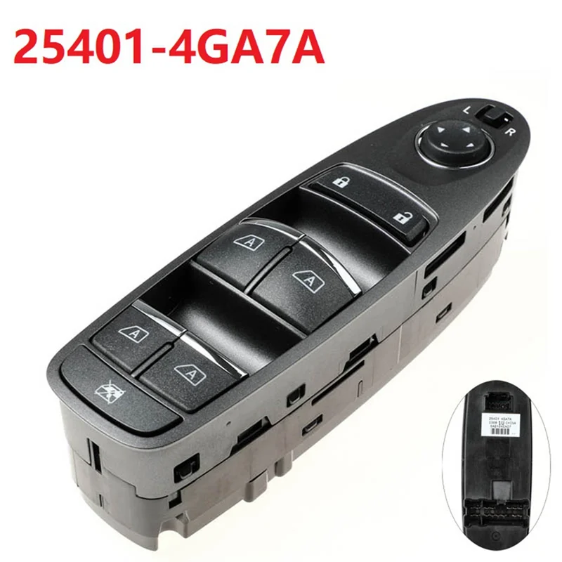 

Durable-Driver Left Door Master Power Window Switch For Infiniti Q50 2014-2018 25401-4GA7A 254014GA7A Car Auto Replacement Spare