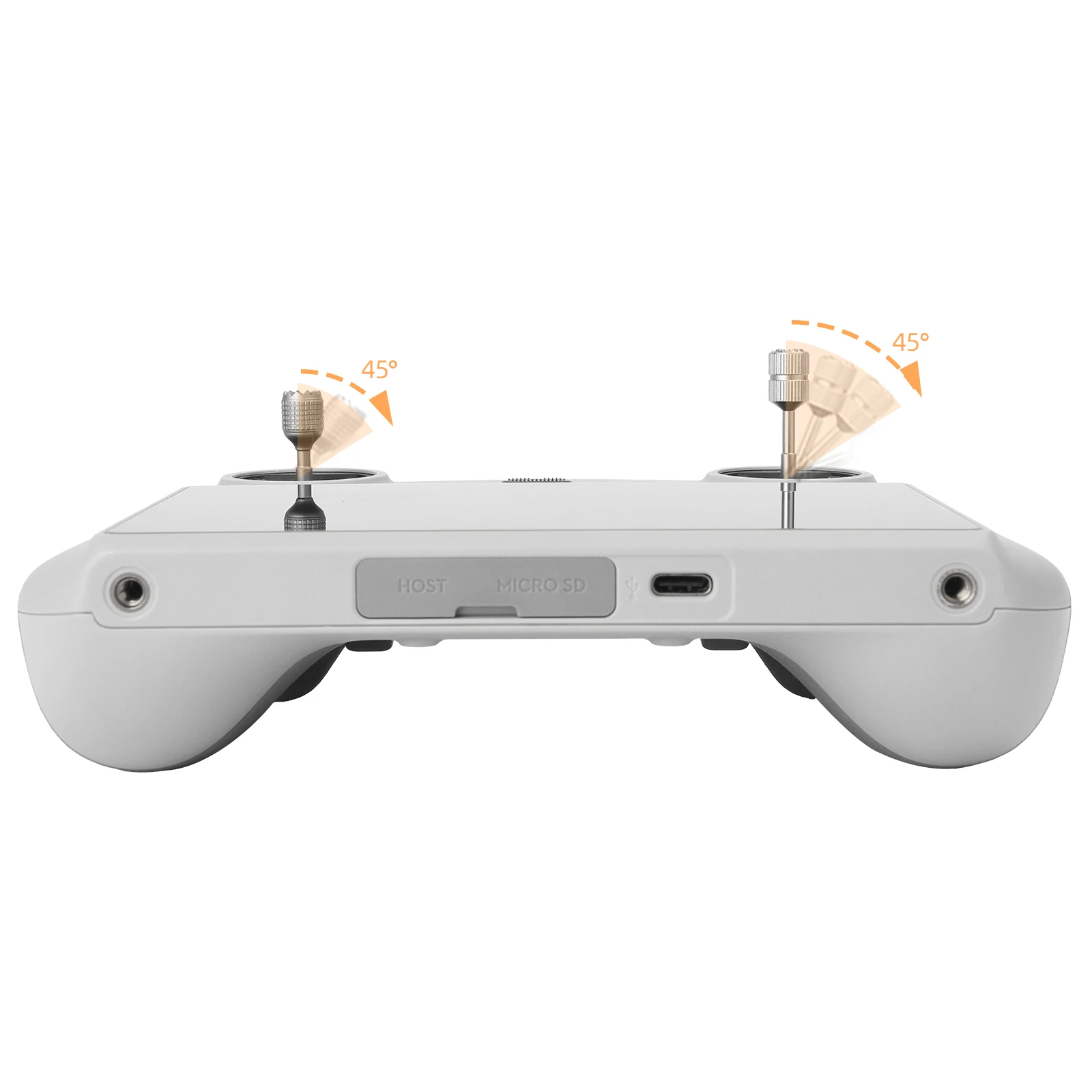 For DJI RC Mini 3 Pro Extended Lengthen Control Sticks Aluminum Alloy Thumb Rocker Joysticks for DJI RC Mini 3 Pro Controller