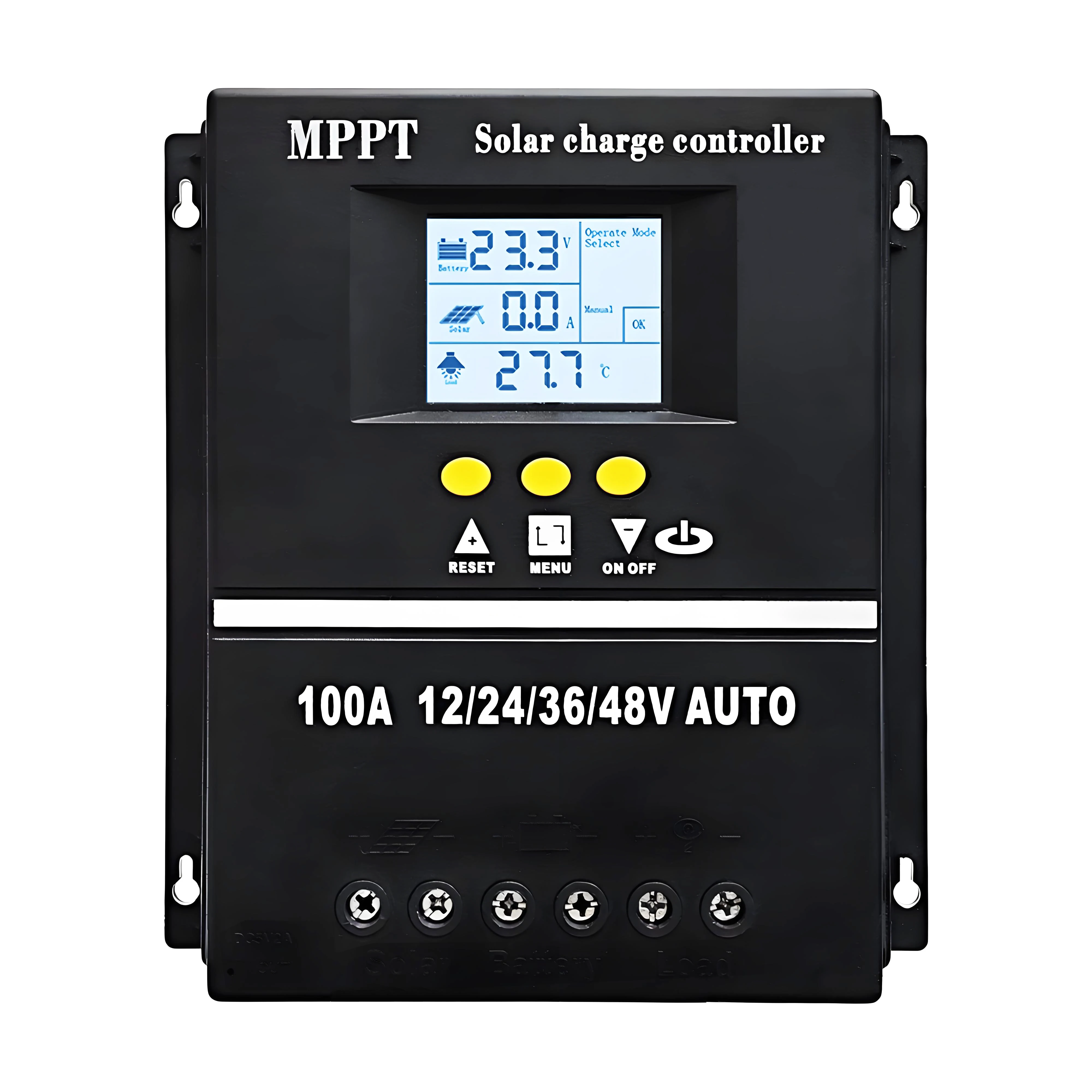 Y&H MPPT 60A 80A 100A Solar Charge Controller 12V 24V 36V 48V Battery Charging Smart Regulator for Lead Acid/Lithium Batteries