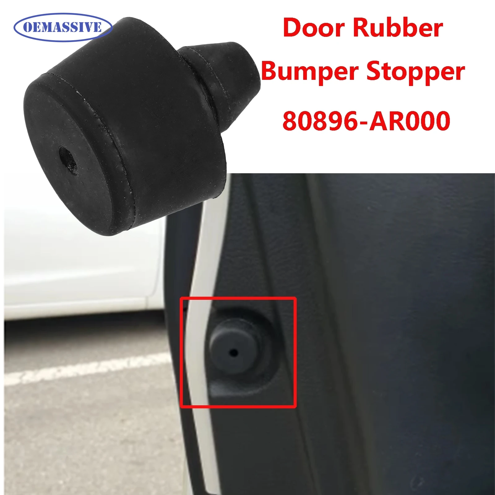 Rubber Bumper Door Stopper Buffer Car Door Dampers Stopper Auto Accessories For Nissan Armada Patrol Y62 2017 - 2021 80896-AR000