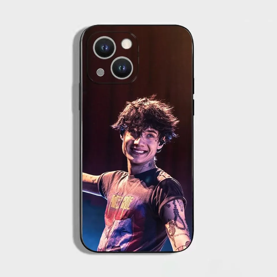 Funda para teléfono del cantante J-Jxdn J-Jaden Hossler para iPhone 16,15,14,13,12,11 Plus, Pro Max, XS, X, XR, SE, Mini, 8,7, silicona suave negra 3
