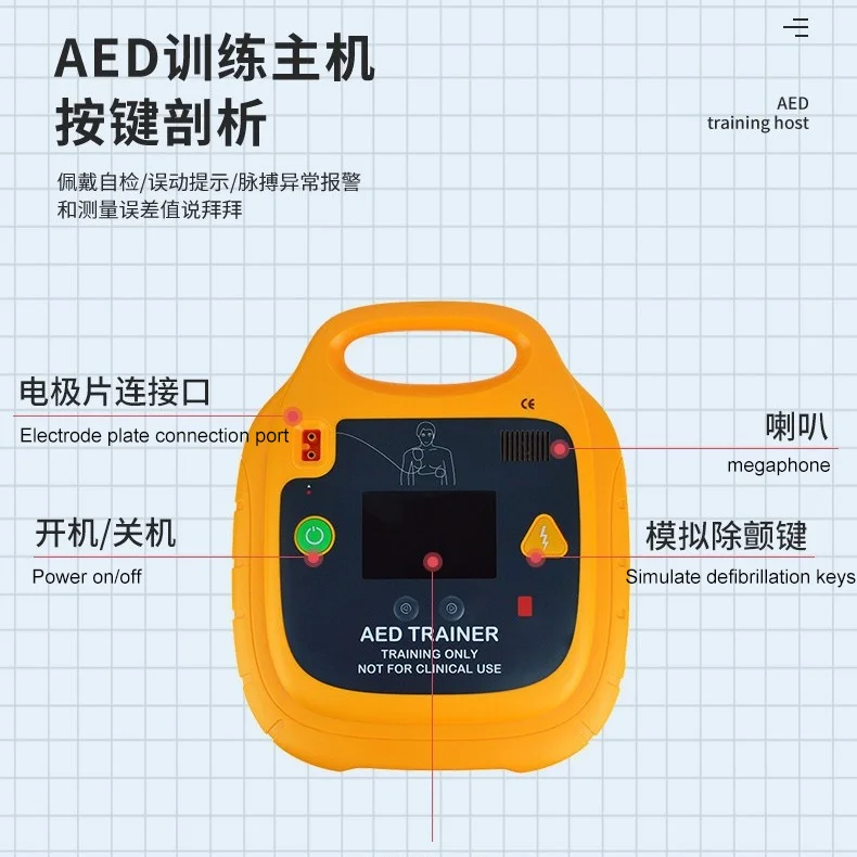 Automatic External Simulation Training Model Aed Portable for Teaching Training