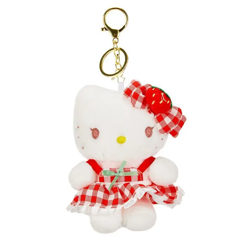 

Высококачественный плюшевый брелок Sanrio с персонажем My Melody, стильный кулон для сумки, украшение для ключей, модный подарок для девочек.