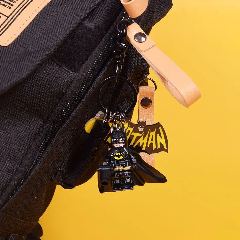 DC series Batman men's and women's new creative anime cartoon figure keychain personalized stylish portable decorative pendant