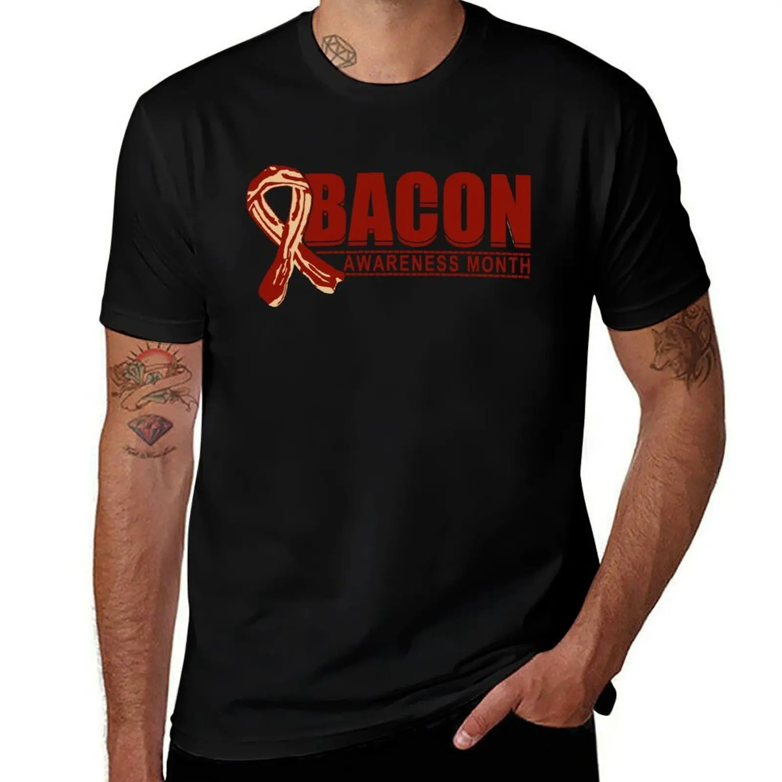 

Bacon Awareness Month for any Pig Lover! T-Shirt g man t shirts for men man t shirts for men T-Shirt