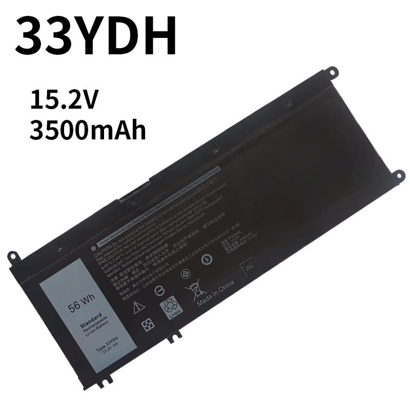 

33YDH Laptop Battery For DELL Inspiron 17 7778 7779 7773 15 7577 G3 15 3579 5587 17 3779 7588 P30E Series