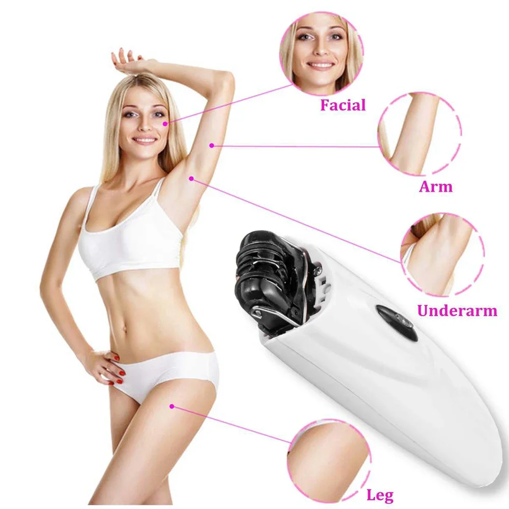 Electric Shaver for Women Epilator Electric Razors Hair Remover for Arm Leg Bikini Trimmer Painless Waterproof USB Rechargeable