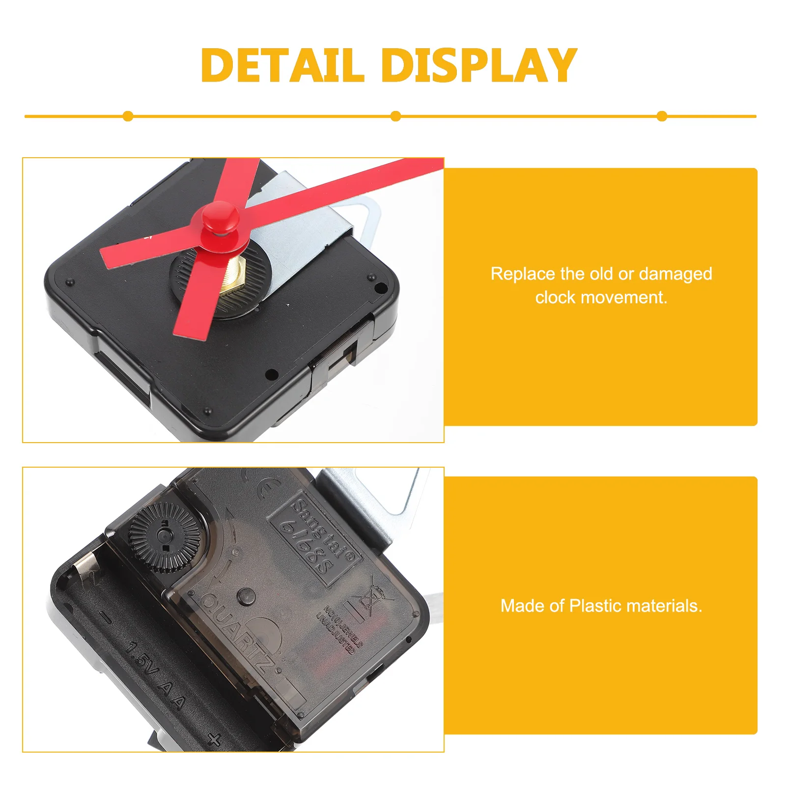 

Clock Movement Repair Kit Mechanisms Powered Part Silent Quartz Movements High Quality Travel