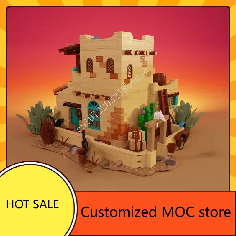 2069 قطعة غروب الشمس مزرعة MOC لغز الإبداعية عطلة StreetView CityArchitecture عيد ميلاد DIYAassembly هدية الكريسماس لعمر الطفل #5