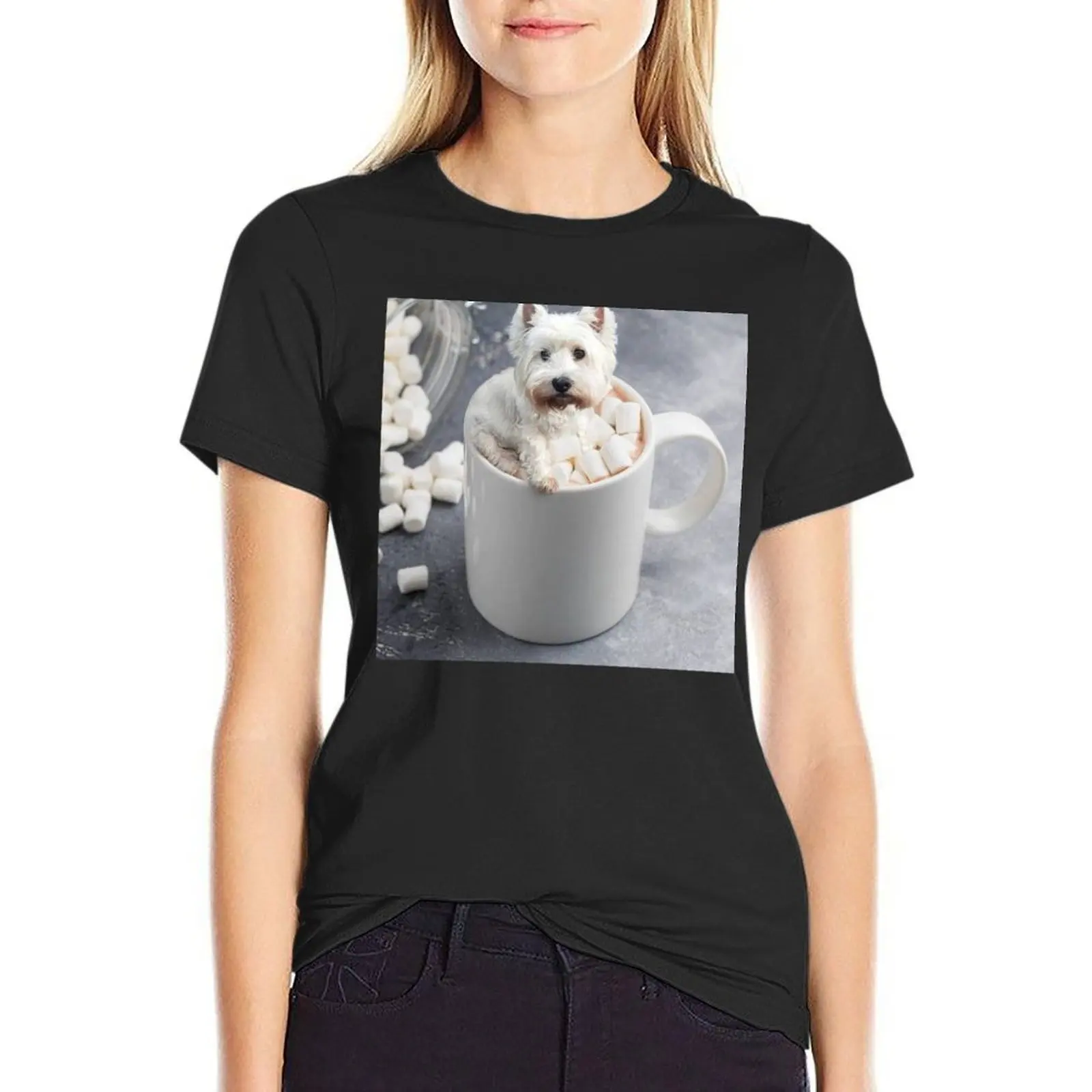 West Highland White Terriers Mug T-Shirt lady clothes sweat customs hippie clothes plain t shirts for Women