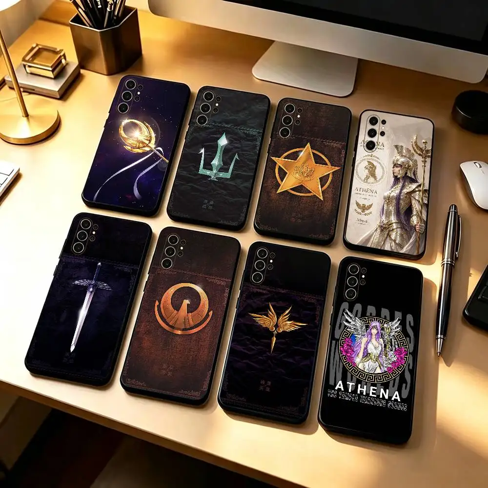Athena Artemis Emblem S-Saint S-Seiya   Basic Phone Case For Samsung S26,25,24,21,22,20,10,9,8,7,Ultra,Plus, Fe, Lite Cover