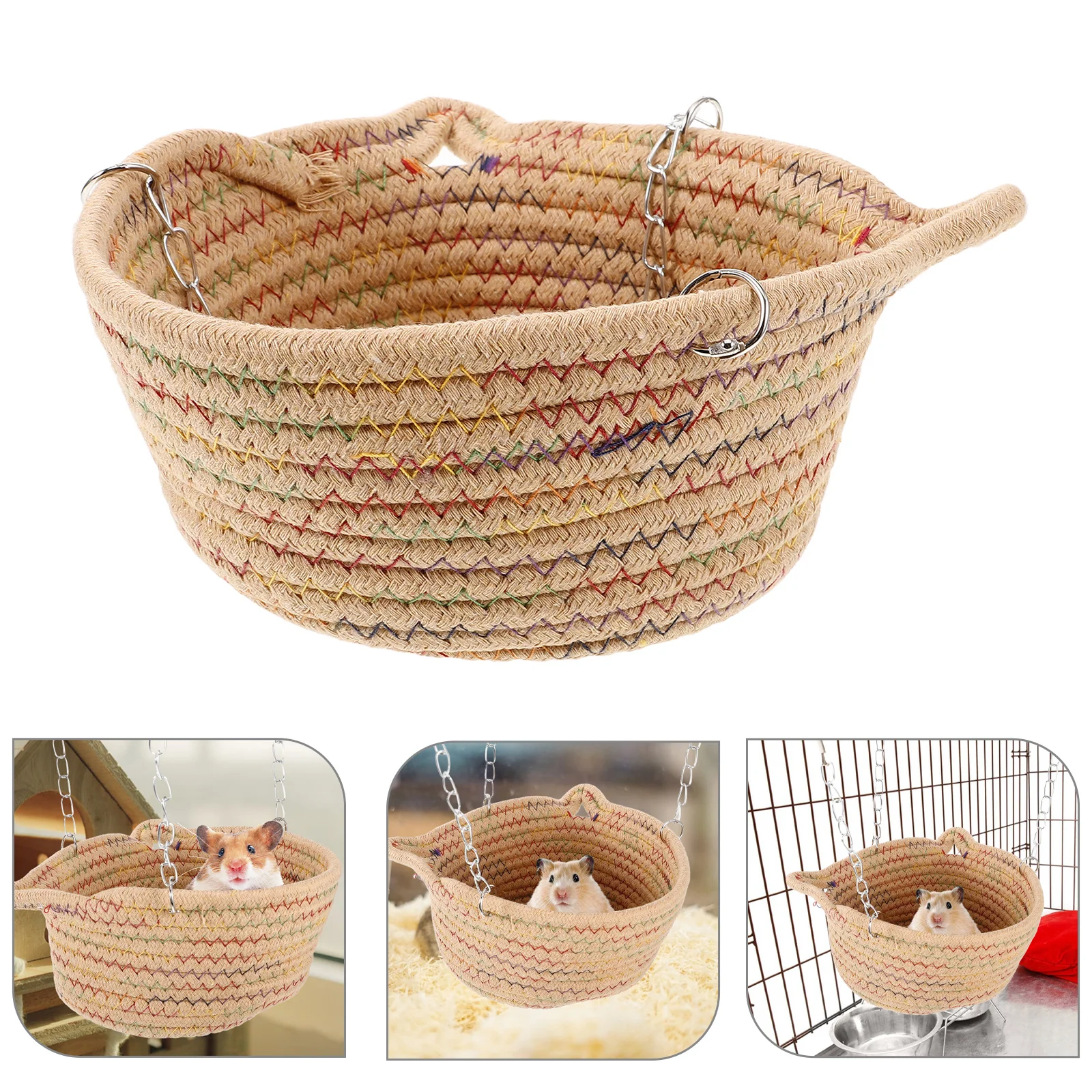 

Chew Proof Hamster Hideout Bed Soft Material Small Animal Hammock Guinea Pig Rat Cage Accessories Sugar Glider Swing Toy