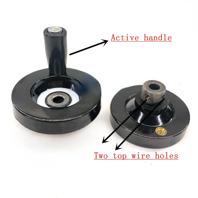 3D Printer T8 10 Screw Rod Matching Hand Wheel Inner Diameter 8 Outer Diameter 63mm Inner Diameter 10 12 Outer Diameter 80