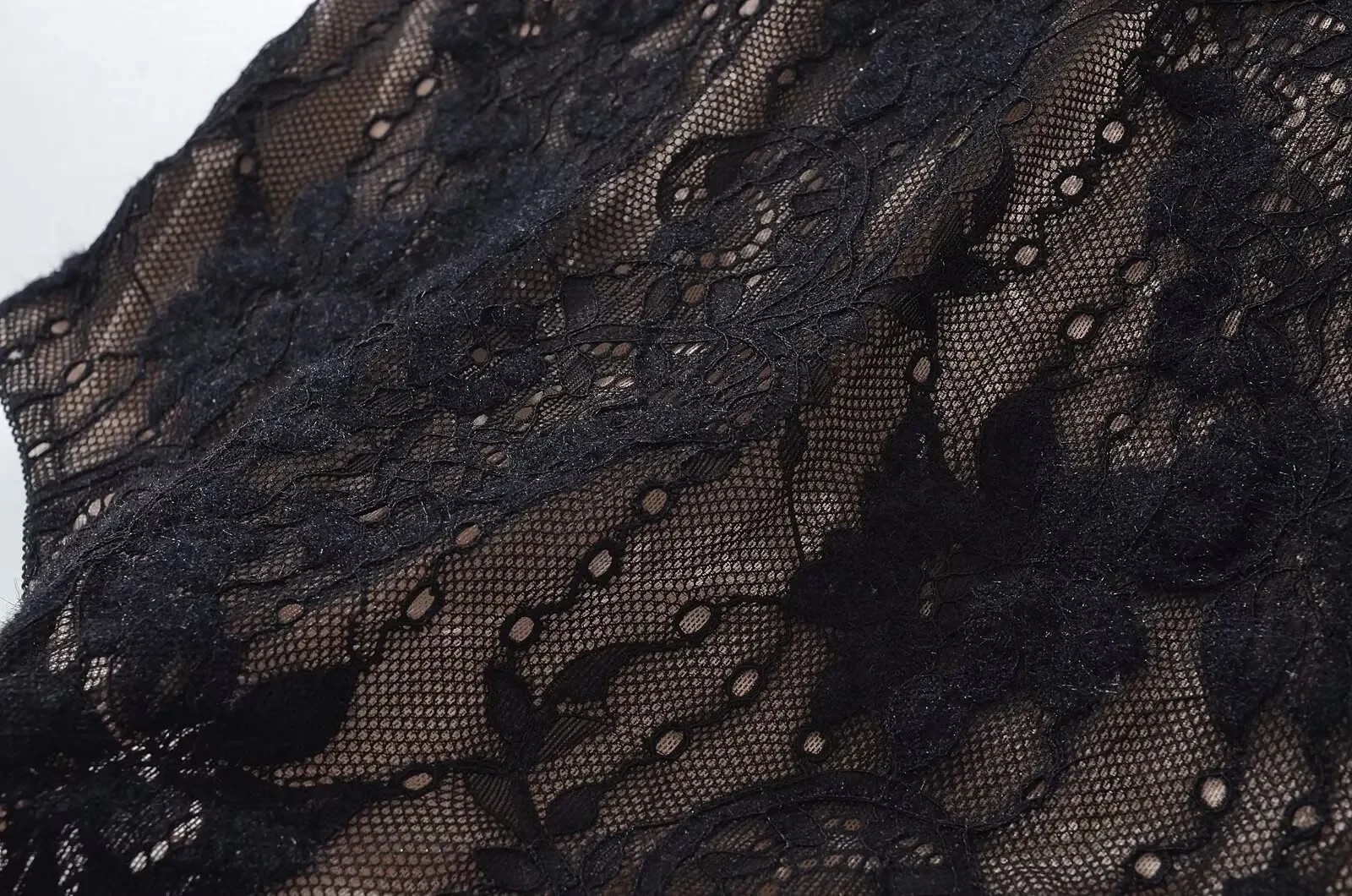 Sexy, durchsichtiger Spitzen-Bodysuit mit Futter, rückenfreier Spaghetti-Träger-Body, eng anliegender, kurzer Jumpsuit, figurbetonte Romper- und Playsuit-Modelle für Damen. – Detail 33