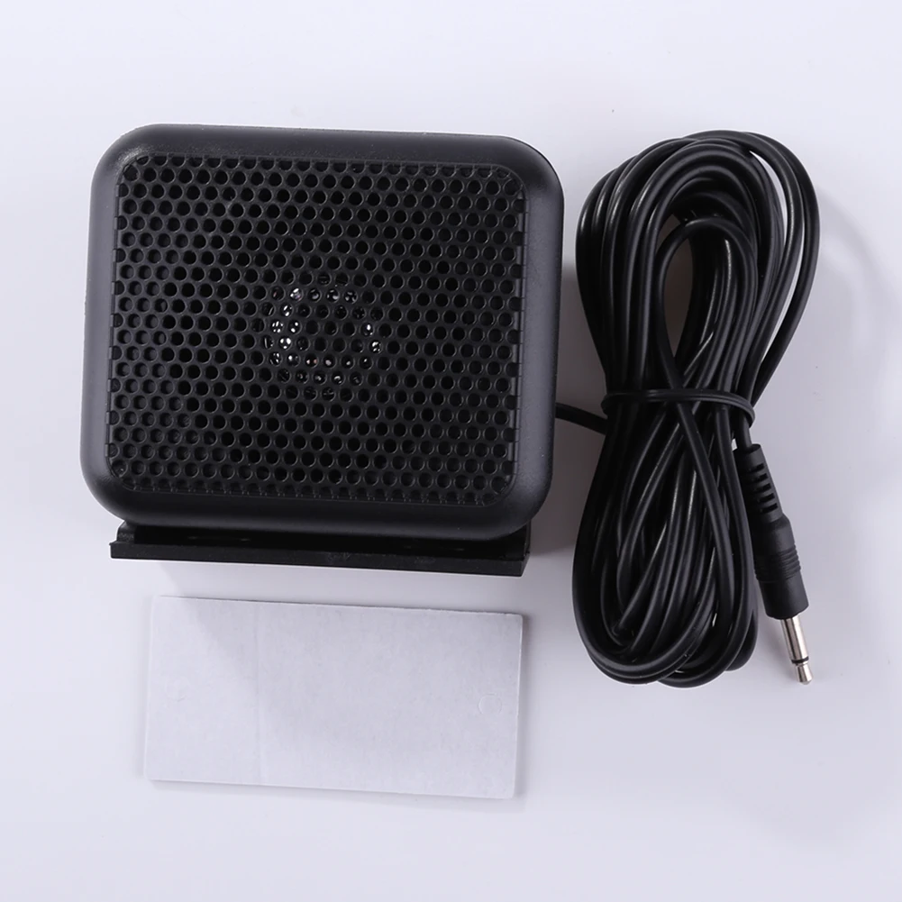 NSP-100 Audio Stereo 3.5mm Two-Way Mini External Speaker for Yaesu FT-847 FT-920 FT-950 FT-2000 CB Radio Walkie Loudspeaker